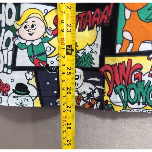 Women's Christmas Scrub Top Size XL Rudolph the Red-Nosed Reindeer Classic - Picture 9 of 16